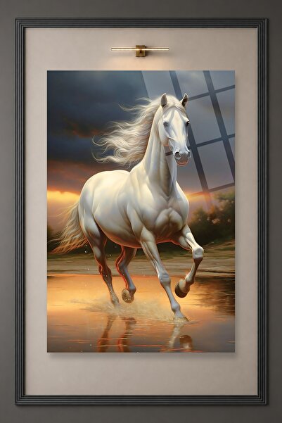 HMDS CONCEPT White Horse Glass Table 54