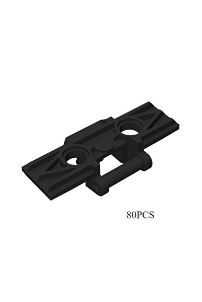 Choice 80pcs Balck 80pcs 57518 Building Blocks Part Large Size Tank Engineeri...