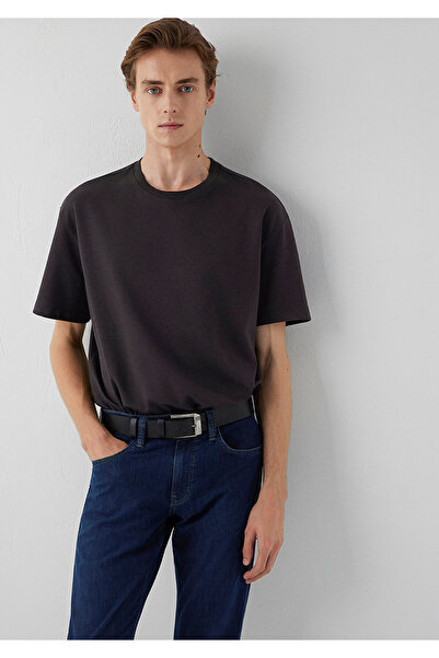 Mavi Black Brown Basic T-Shirt Loose Fit / Comfortable Cut 0612731-90892