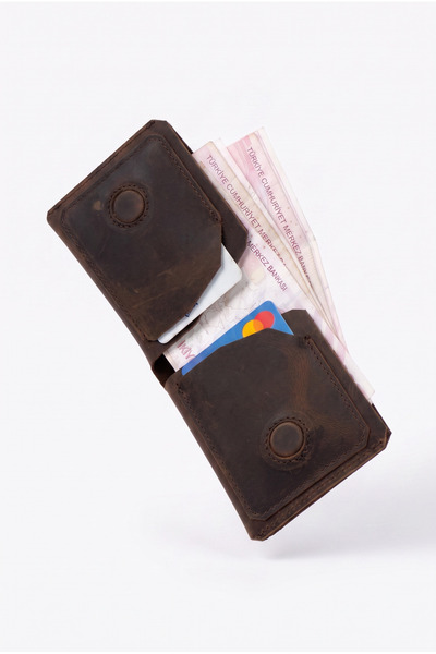 BeeBlack %100 Hakiki Deri CLARK Model Erkek Cüzdan - Mıknatıslı Şık Minimalis...
