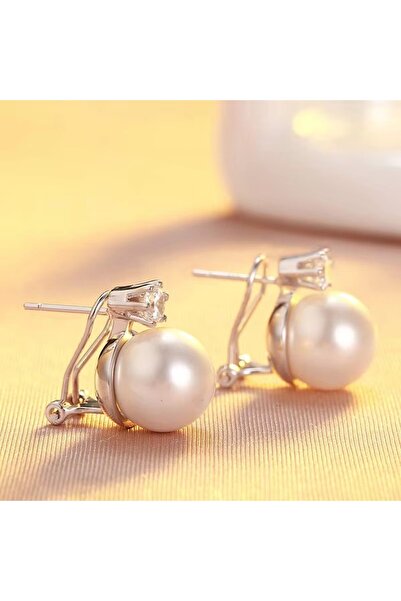 Choice E3813 Huitan Exquisite Imitation Pearl Stud Earrings for Women with Br...