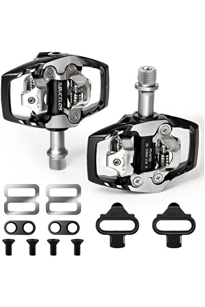 BUCKLOS SPD-M780 M8020 M9120 Pedal Aluminum Alloy MTB Clipless Pedals For SPD...