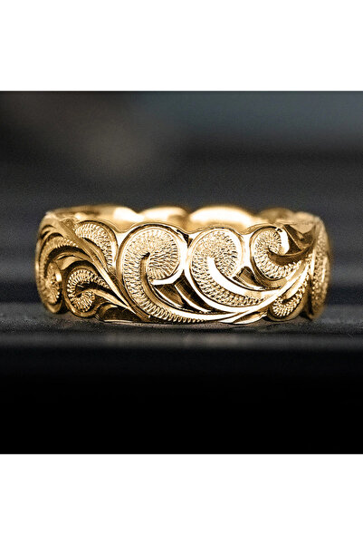 Choice 8 Q775 Huitan Bohemia Style Floral Pattern Gold Color Finger Ring for ...