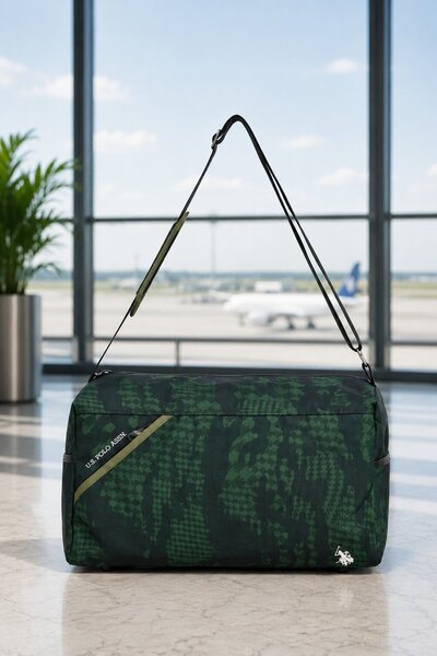 U.S. Polo Assn. US POLO ASSNPLDUF23829 Green Unisex Duffle Hand Suitcase