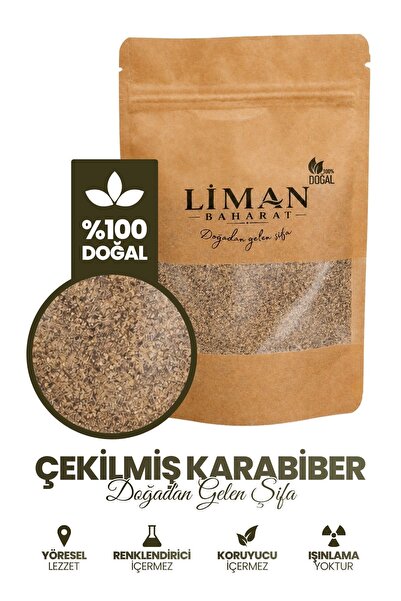 Liman Baharat Çekilmiş Karabiber 100g