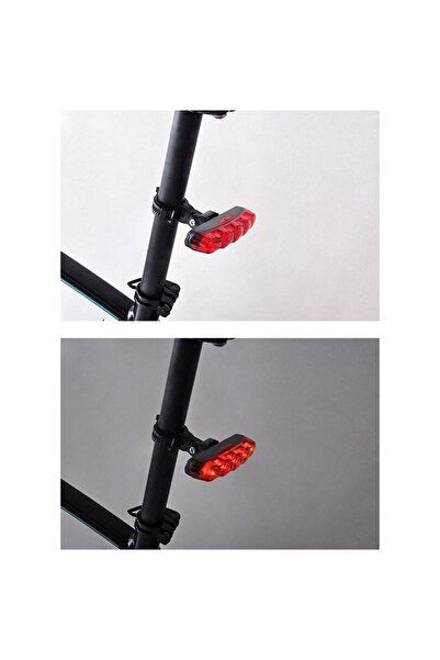 Zâna Casei Bicycle Safety Light with 5 Red LED Bulbs and 3 Functions