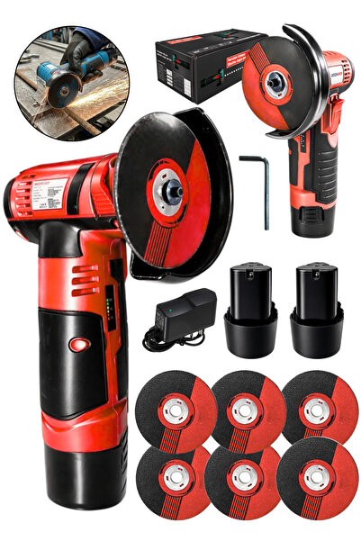 MOONSHOP Armut batarya 12V Mini 2 Akülü Dik Taşlama Mini Taşlama Makinesi