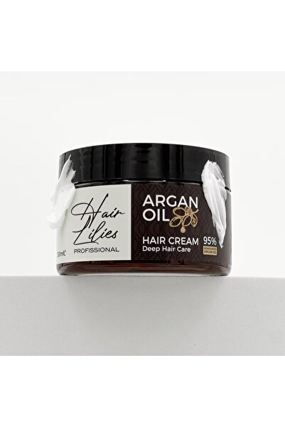 Hairlilies كريم الأرغان للشعر بدون شطف - 300 مل