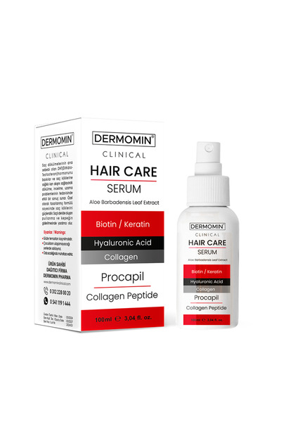 DERMOMİN Saç Serumu Onarıcı Dökülme Karşıtı 100 ml Biotin, Keratin, Collogen,...