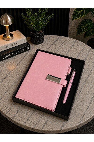 nesnelgift Kişiye Özel Kutulu Renkli İthal Defter Kalem Kaliteli Set Y35
