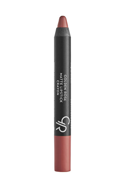 Golden Rose Matte Lipstick Crayon - 27 Peach Nude - Mat Ruj