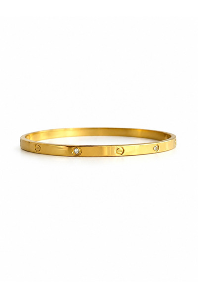 Ressia Women's Gold Steel Handcuffs