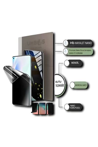tkgz Honor 600 Uyumlu NANO Ekran Koruyucu ULTRA İnce Esnek - Hd Şeffaf Hayale...
