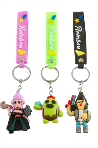 ZERO LAND Gldisptm Cartoon Character Silicone Keychain (02057) - Ebruli