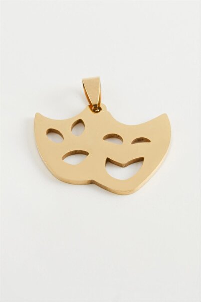 ZERO LAND Gldisptm Ghost Steel Pendant (15937) 3 Cm-Yellow