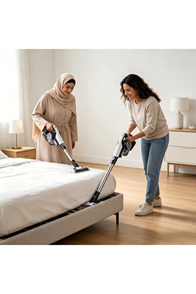 Home Pro مكنسة كهربائية منزلية هادئة مع عمر بطارية طويل، تنظيف فعال للغبار وا...