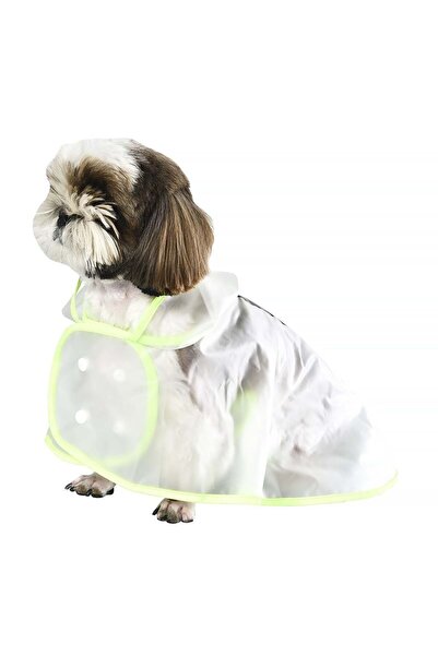 4Dog Deluxe Pelerină de ploaie transparentă impermeabilă pentru câini, 45 cm,...