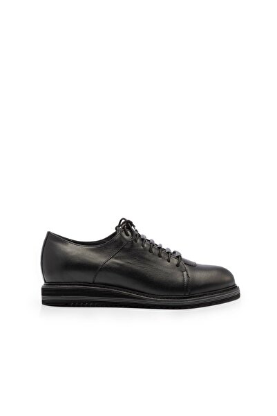 UrbanShoes Pantofi casual barbați din piele naturală, Leofex - 599 Negru Box