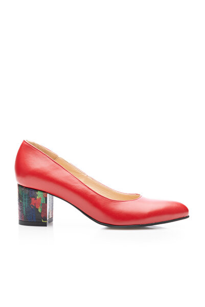 UrbanShoes Elegant women's shoes made of Genuine Leather - 184 Box Red