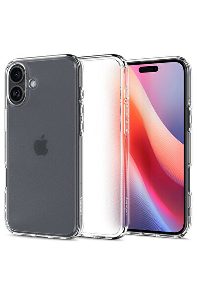 OEM Husa pentru iPhone 16, Spigen, Protectie, transparenta