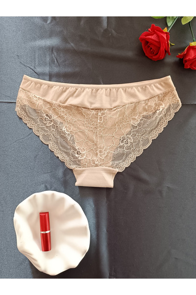 ZENA UNDERWEAR ملابس داخلية نسائية من توليب ميكرو مع دانتيل كامل على الظهر