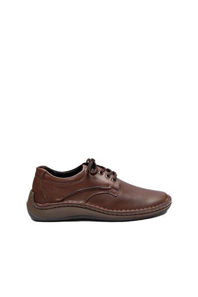 UrbanShoes Pantofi casual bărbați din piele naturală, Leofex - 918 Marone Box