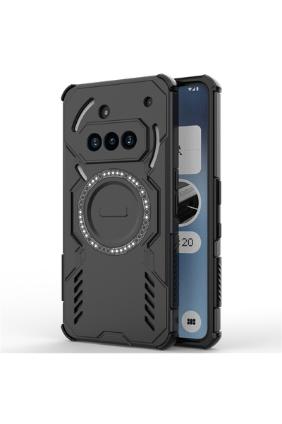 Stef's Cat Θήκη για Nothing Phone (3a), Γάτα του Στεφ, Θήκη ArmorMag, μαύρο