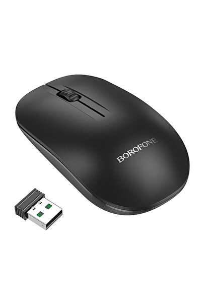 Borofone - Wireless Mouse Planet (BG14) - 2.4Ghz, 1000DPI, 3 Buttons, M68 Chi...