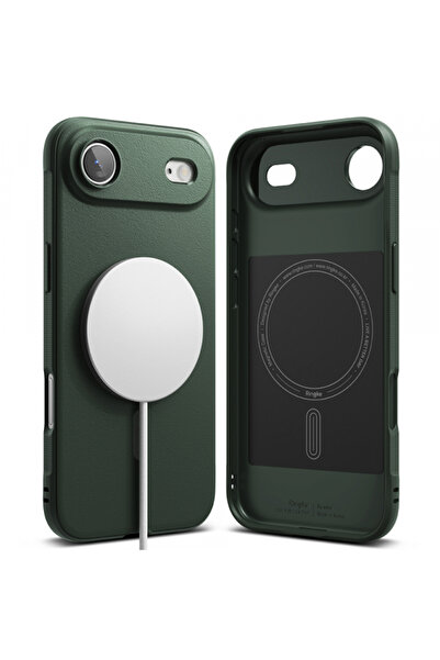 Stef's Cat Husa MagSafe pentru Apple iPhone 17 Air, Stef's Cat, Onyx, Verde I...