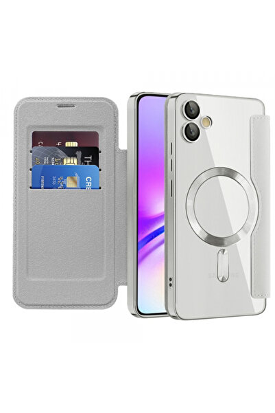 Techsuit MagSafe Case for Samsung Galaxy A05 A055, Techsuit, SmartMag Book, Gray