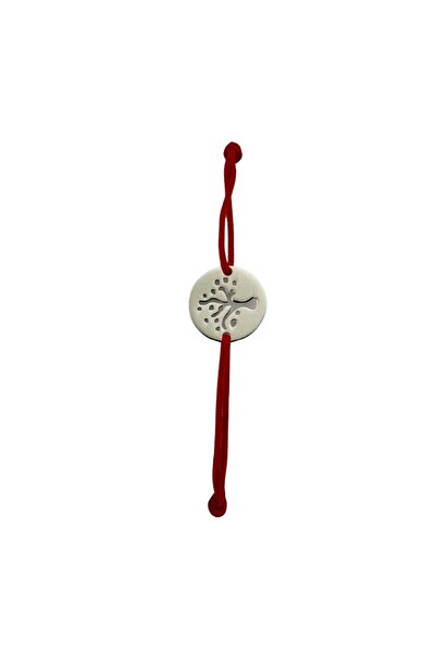 OEM Martisor de 1 Martie Bratara eleganta, Snur impletit Rosu aprins Modifica...