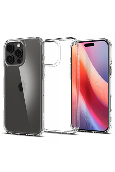 Spigen Калъф за Apple iPhone 16 Pro, Spigen, Ultra Hybrid, Прозрачен ACS08121