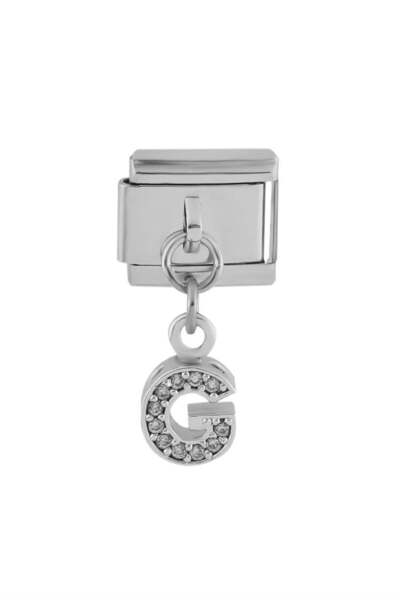 Bozhi Steel Letter Charm Silver Most Stylish Gift