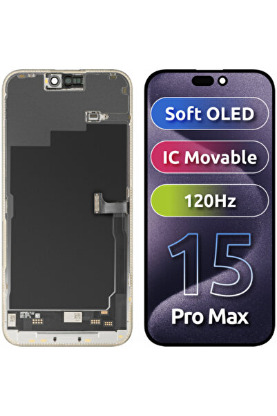 Mpelleconcept Display cu touchscreen MP compatibil cu Apple iPhone 15 Pro Max...