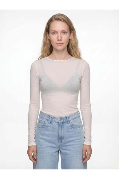 Cupla Γυναικεία μπλούζα από κασμίρι με μείγμα εξαιρετικά ελαφρύ λαιμόκοψη σε ...