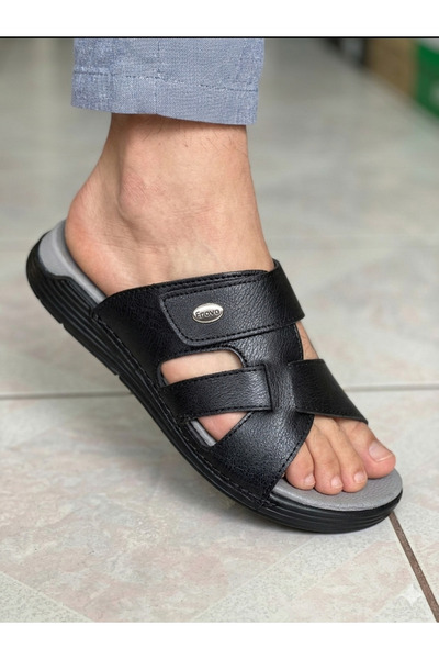 Enova 256 شبشب رجالي مريح وأنيق ذو شريط أسود