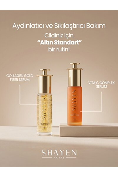 Shayen Paris Tüm Cilt Tiplerine Uygun Gold Collagen C Vitamini Aydınlatıcı ve...