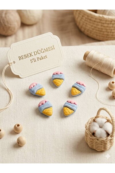 Sultan Bebek Düğmesi 5 li Paket