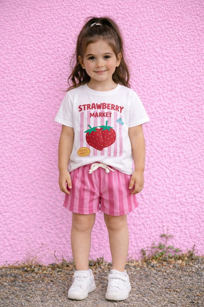 Strawberry Market Kız Çocuk Takım