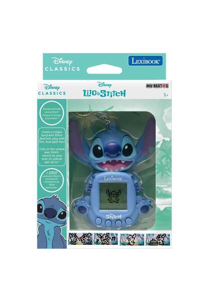 Disney Stitch Mini console with 3 games, Lexibook, Disney Stitch, My Best-E