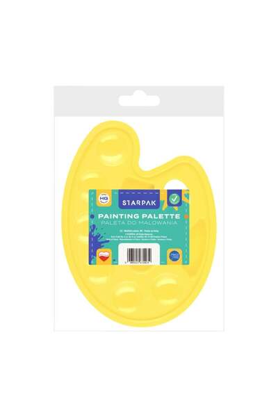 Starpak Paleta de vopsea din plastic, Starpak, Galben