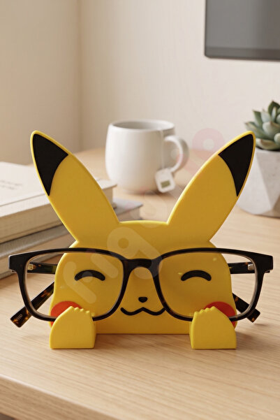 figurio Pikachu Figürlü Gözlük Standı / Dekoratif ve Fonksiyonel Organizer