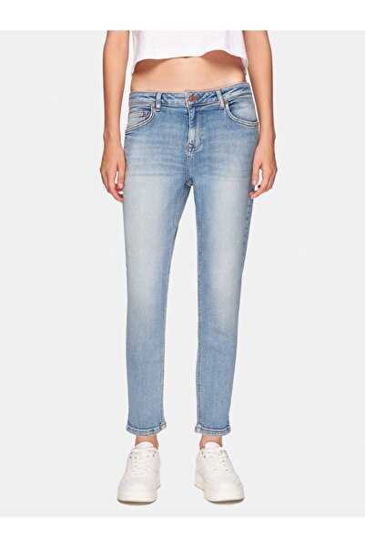 Ltb Elıana Slim Leg Mid Waist Mid Indigo Jean Pants
