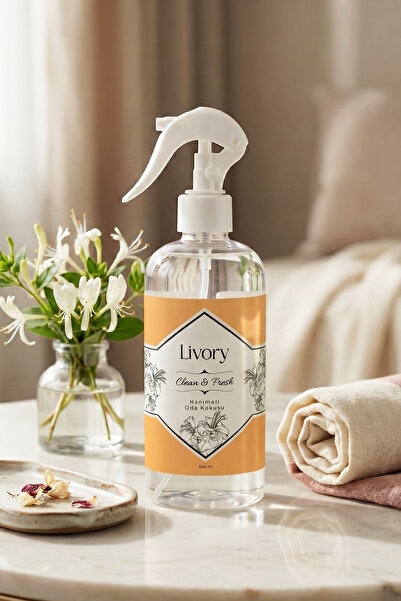Livory Clean & Fresh Serisi Hanımeli Oda Kokusu 500 ml | Kalıcı Ferah Koku, P...