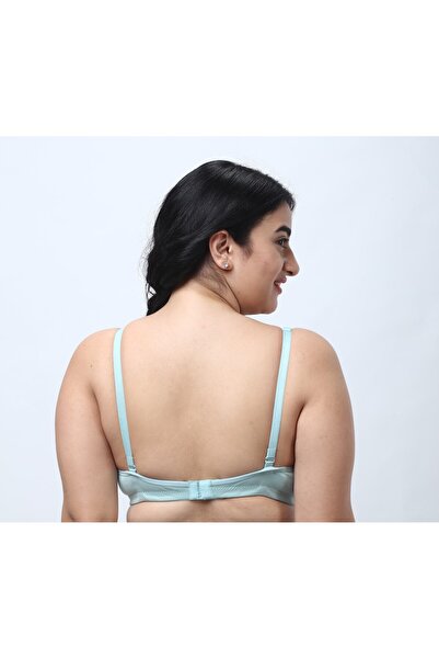 RAJNI Women's Bra C Cup Soft PolyCotton Non-Padded Anti-Sag Seamless Double Layered Molded Cups Lift-up Wire-free Plus Size