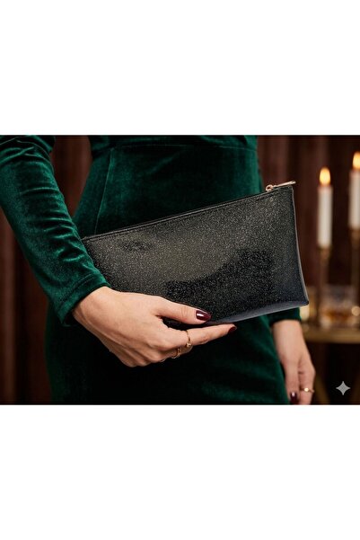 VELORİA BAG & SCARF Çok amaçlı premium portföy, makyaj ve abiye çanta