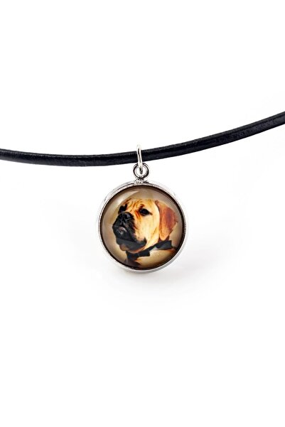 Art - Dog Bullmastiff - pandantiv pentru colier cu fotografia ta, lucrat manu...