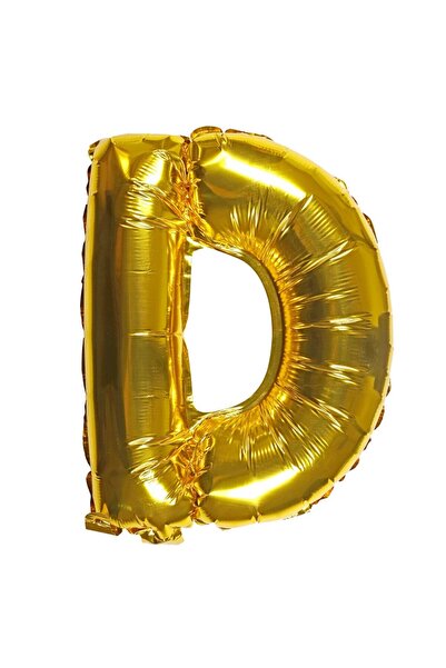 OEM Balon Auriu cu Litera D (40cm)