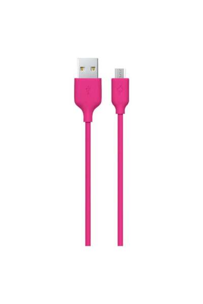 Ttec Micro USB Kablo 1.2 mt Pembe Android Cihazlar İçin