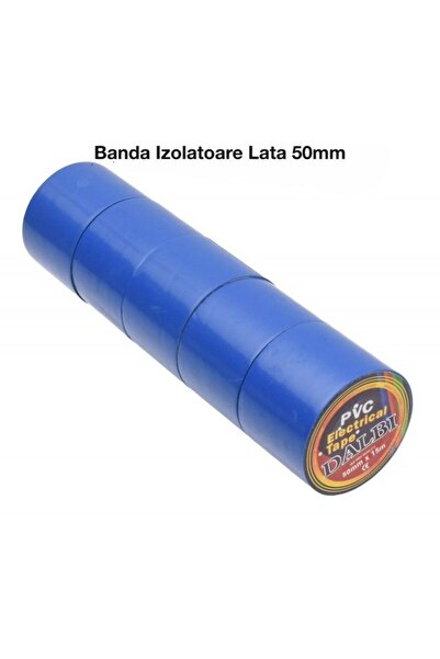 Stef's Cat Μπλε μονωτική ταινία PVC 50mm x 15m, Σετ 5 τεμαχίων